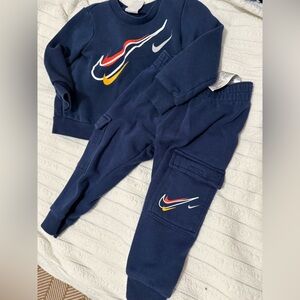 Kids Navy Blue Nike Sweatpants